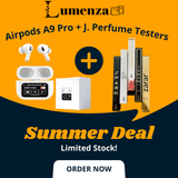 Summer Deal  J. Perfume Testers (Pack of 5)+A9 Pro Apple Airpods By Lumenza(Limited Stock)