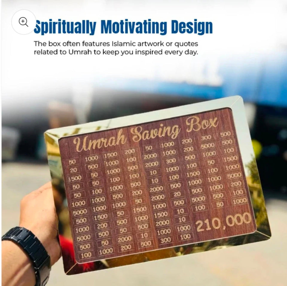 Umrah Saving Box By Lumenza