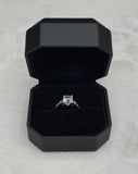 Diamond Shape Luxury Quality Adjustable Ring With Box