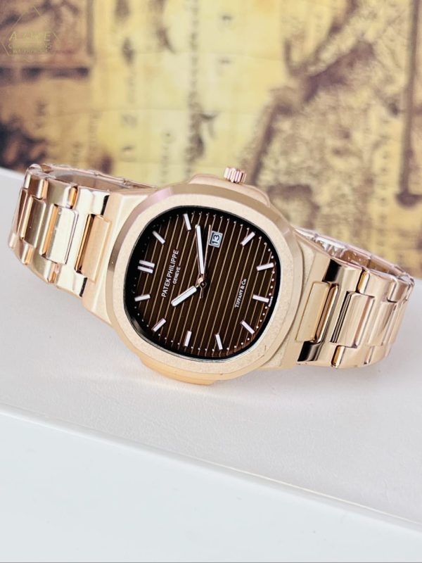 Aa1 Patek Philippe Copper Analog Date Working Watch