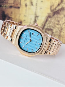 Aa1 Patek Philippe Copper Analog Date Working Watch
