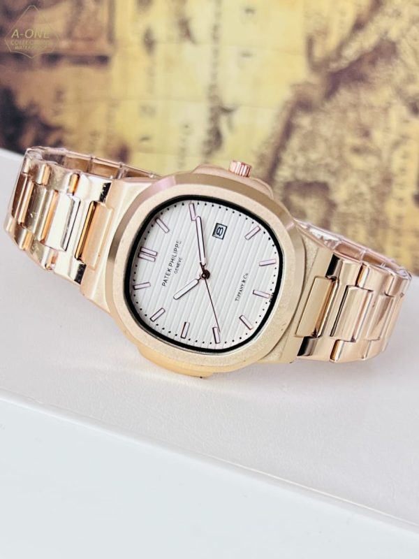 Aa1 Patek Philippe Copper Analog Date Working Watch